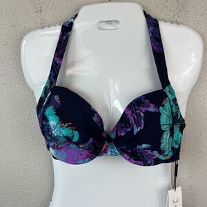 NWT Calvin Klein Bikini Top Size L